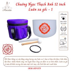 [Available] Crystal singing bowls 12inch note Do (C) - chakra 2 - Chakra Bell - Sacral Chakra - Amrita